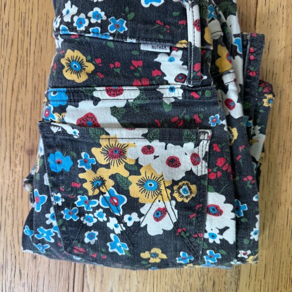 Mother Denim Floral Bootcut - Picture 3 of 4